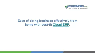 What is cloud erp software ?