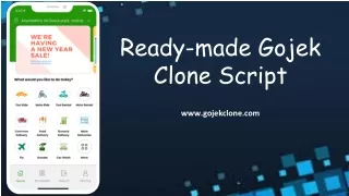 ready made gojek clone script