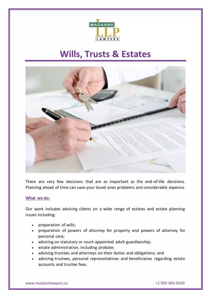 wills trusts estates