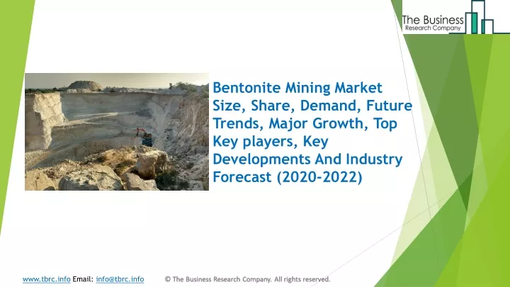 bentonite mining market size share demand future