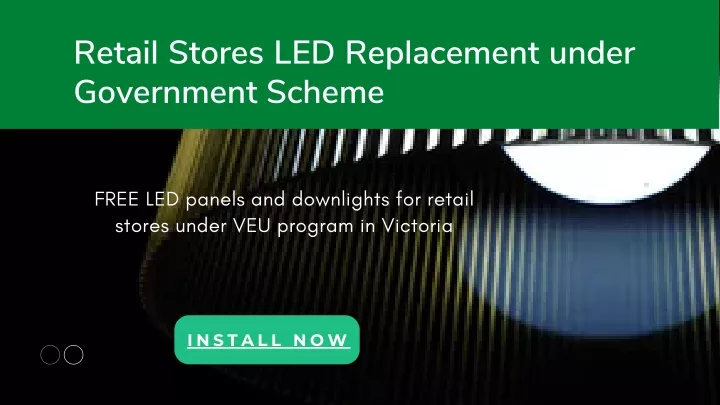 retail stores led replacement under government