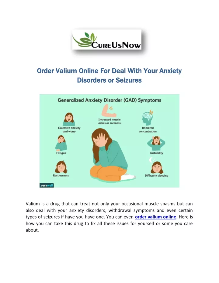 order valium online for deal with your anxiety