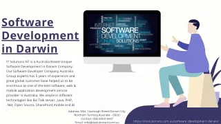Software Development in Darwin | IT Solutions NT