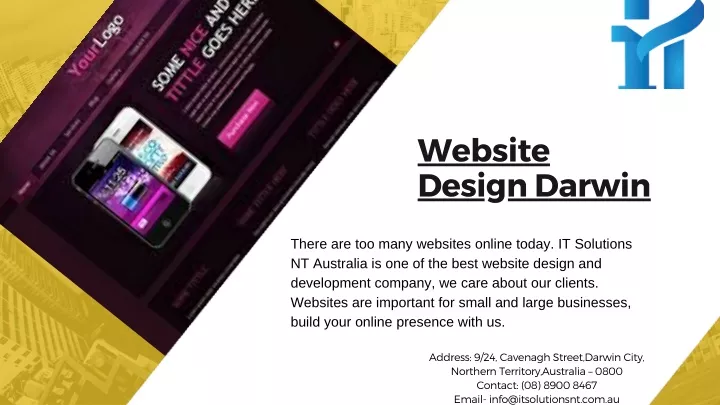 website design darwin