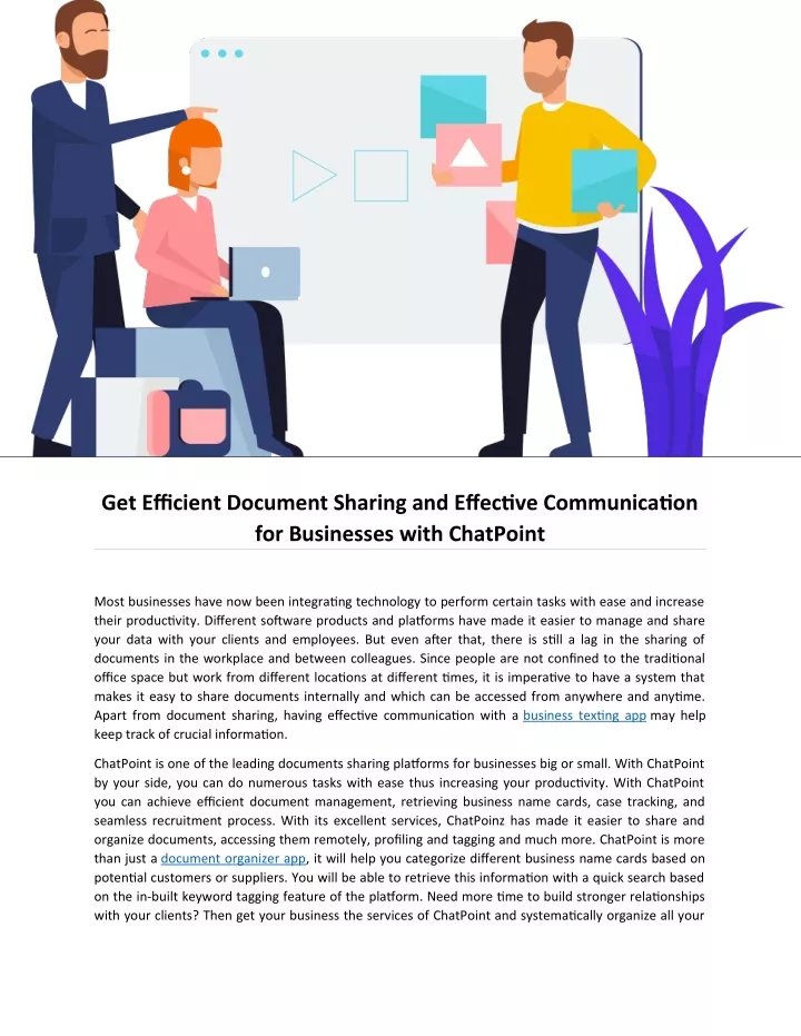 get efficient document sharing and effective
