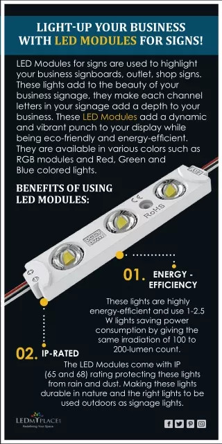 light up your business with led modules for signs