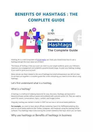 benefits of hashtags the complete guide