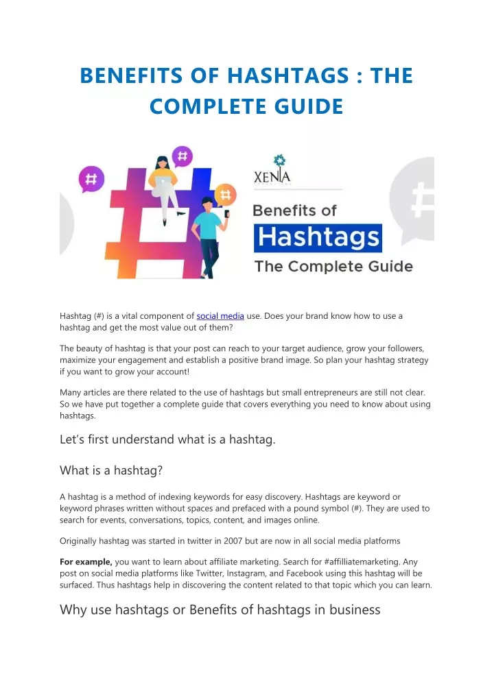 benefits of hashtags the complete guide