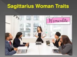 Sagittarius Woman Traits