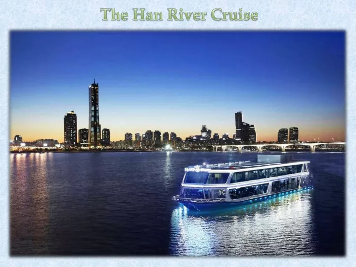 the han river cruise