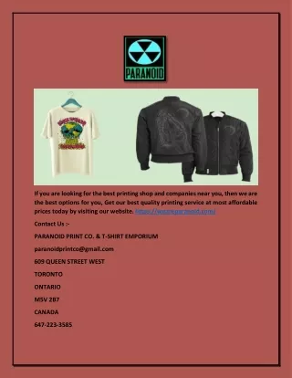if you are looking for the best printing shop