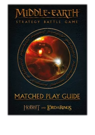 [PDF] Free Download Middle-earth™ Strategy Battle Game: Matched Play Guide By Games Workshop