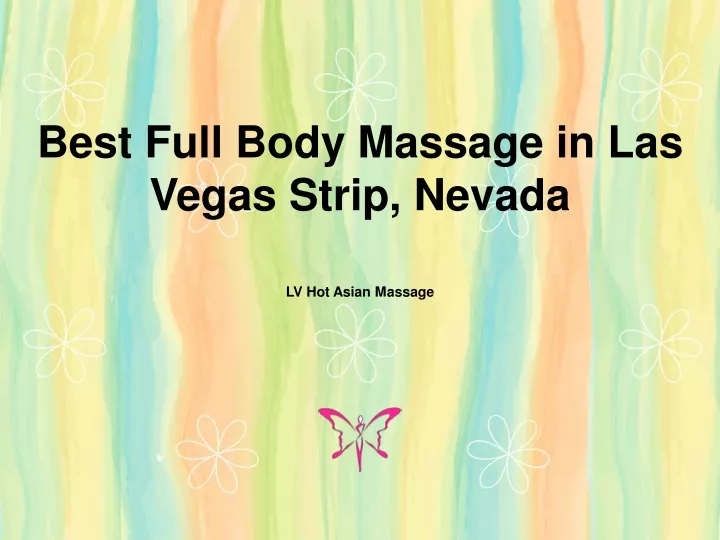 best full body massage in las vegas strip nevada