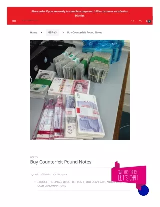Buy Counterfeit Pound Notes online | Counterfeit Money for Sale