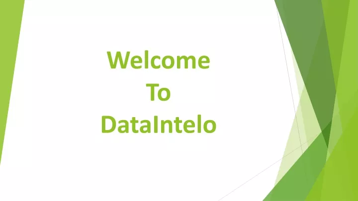 welcome to dataintelo