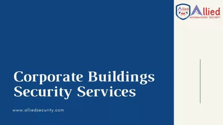 corporate buildings security services