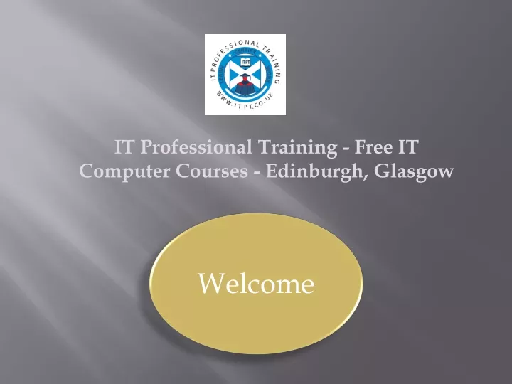 it professional training free it computer courses