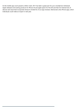 as the mobile app count passed a million mark