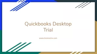 Quickbooks desktop trial