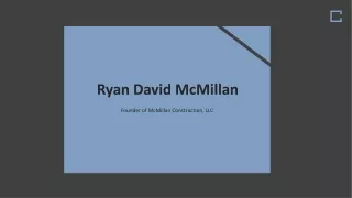 Ryan McMillan - Carpenter From Bend, Oregon