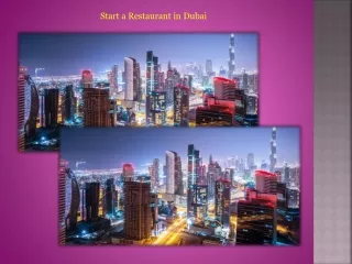 Start a Restaurant in Dubai