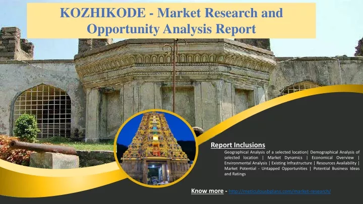 kozhikode market research and opportunity