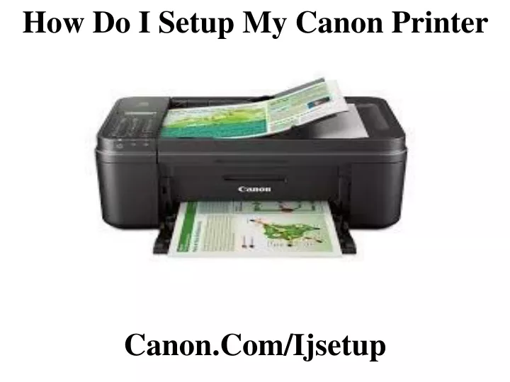 how do i setup my canon printer