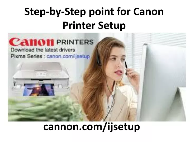 step by step point for canon printer setup