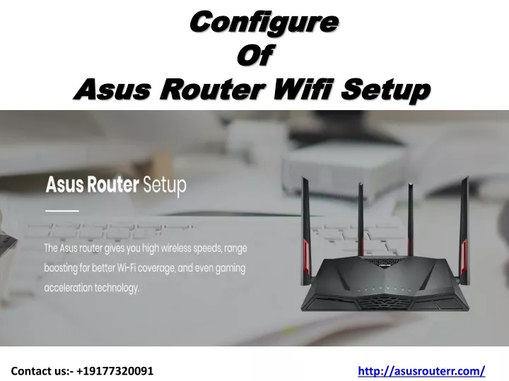 configure of asus router wifi setup