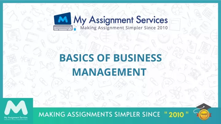basics of business management