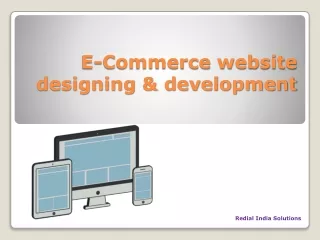 Ecommerce website Designing and development