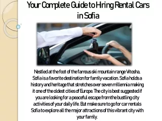Vacay to Sofia? Keep this guideline chart handy