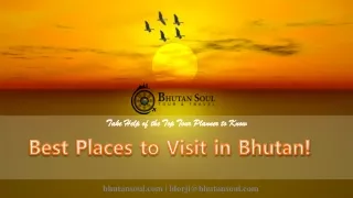 Places To Visit In Bhutan
