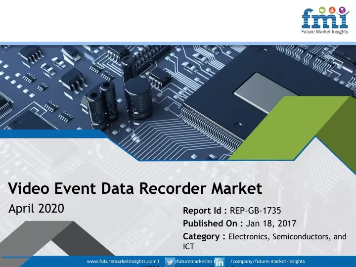 video event data recorder market april 2020