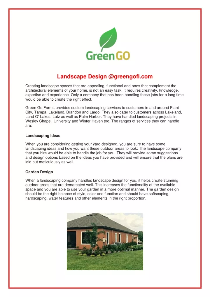 landscape design @greengofl com