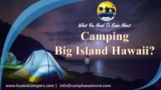 camping big island hawaii