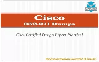 Cisco 352-011 Dumps | PDF Key To Success | {2020}