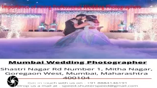 Importance of Hiring Professional Wedding Photographers