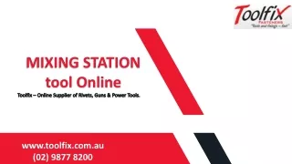 mixing station tool online