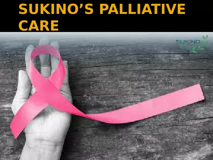 sukino s palliative care