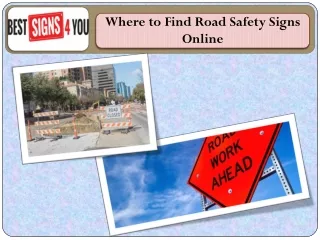 Where to Find Road Safety Signs Online