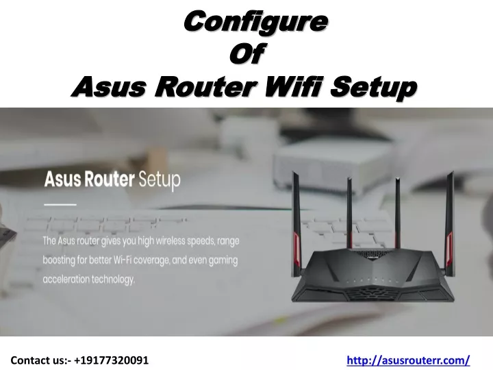 configure configure of of wifi setup