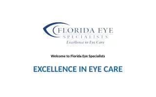 Get Excellence Eye Care Service!