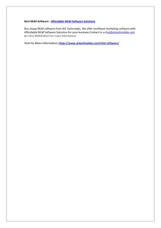 best mlm software affordable mlm software