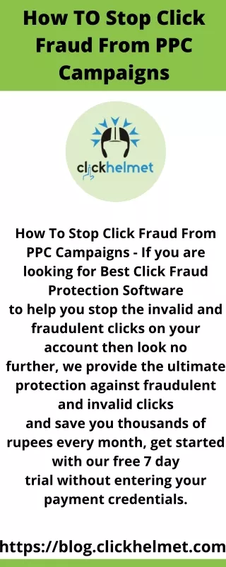 How To Stop Click Fraud From PPC Campaigns?