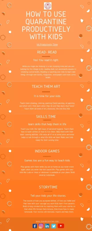 how to use quarantine productively with kids