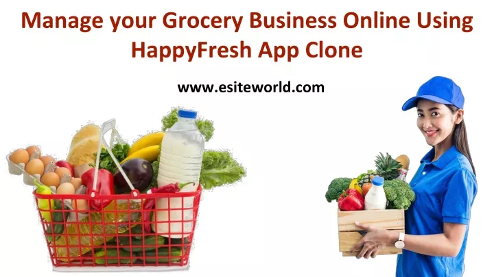 manage your grocery business online using