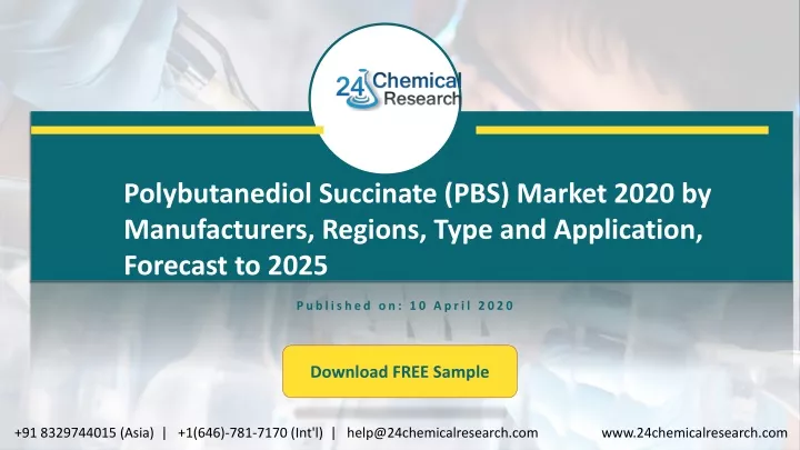 polybutanediol succinate pbs market 2020
