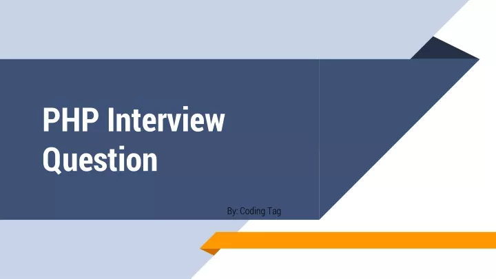 php interview question