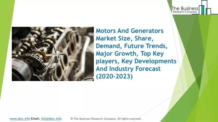 motors and generators market size share demand